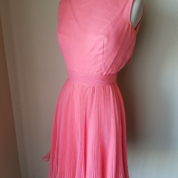 Miss Elliette Vintage Pink Cocktail Dress Earrings - Picture 6 of 8